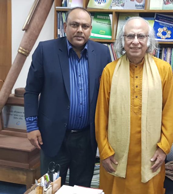 The BAH President Dr Younus and the BAH Mentor Prof Q K Ahmad